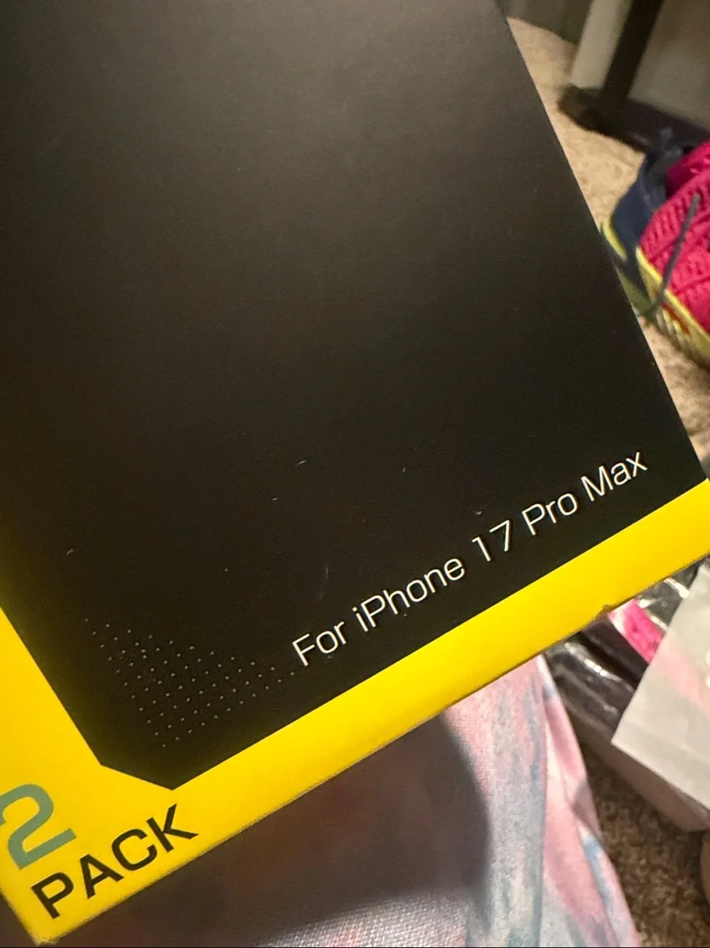 Screen Protector 2-pack & caseless phone bumper kit for iPhone 17 Pro Max - NIB